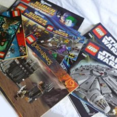 Juegos construcción - Lego: 17 MANUALES DE INSTRUCCIONES DE LEGO, STAR WARS, SUPER HEROES, SEÑOR DE LOS ANILLOS, ..