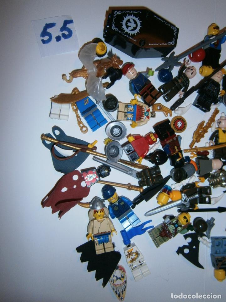Juegos construcci&oacute;n - LEGO: GRAN LOTE DE FIGURAS LEGO CON MUCHOS COMPLEMENTOS DIVERSOS - Foto 2