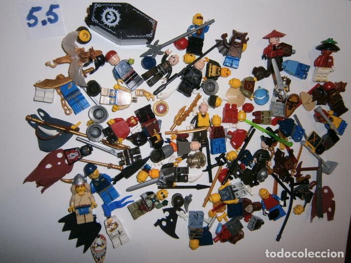 Juegos construcci&oacute;n - LEGO: GRAN LOTE DE FIGURAS LEGO CON MUCHOS COMPLEMENTOS DIVERSOS - Foto 5