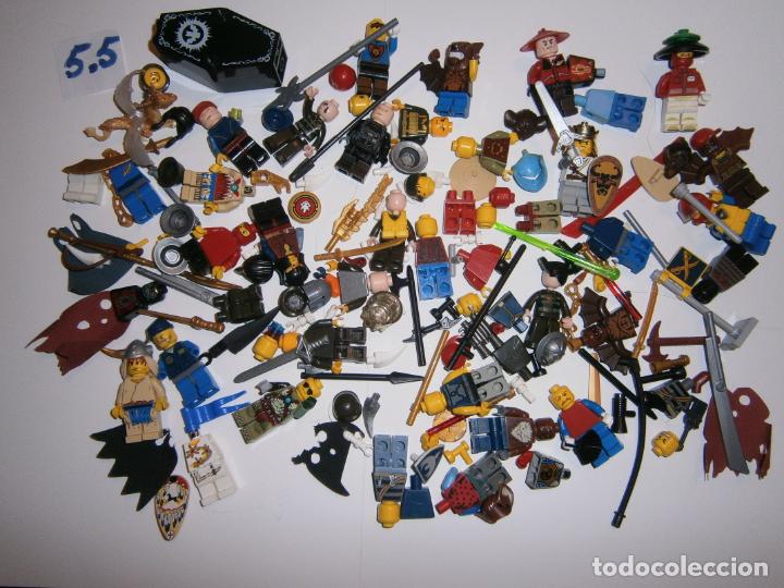 Juegos construcci&oacute;n - LEGO: GRAN LOTE DE FIGURAS LEGO CON MUCHOS COMPLEMENTOS DIVERSOS - Foto 1