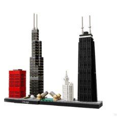 Juegos construcción - Lego: LEGO ARCHITECTURE CHICAGO INCOMPLETO. Lote 378493714
