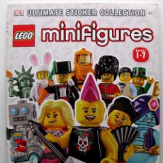 Juegos construcción - Lego: LEGO MINIFIGURES ULTIMATE STICKER COLLECTION - LIBRO DE ADHESIVOS - USADO - BPY. Lote 384136354