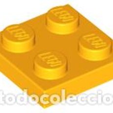 Juegos construcción - Lego: LEGO 3022 PLACA 2 X 2 NARANJA CLARO BRILLANTE