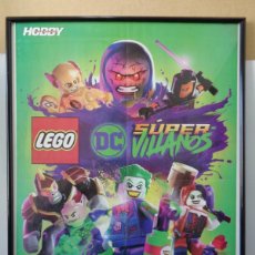 Juegos construcción - Lego: # LEGO. DC ” SUPER VILLANOS.” HOBBY- CONSOLAS. CARTEL. # S,M