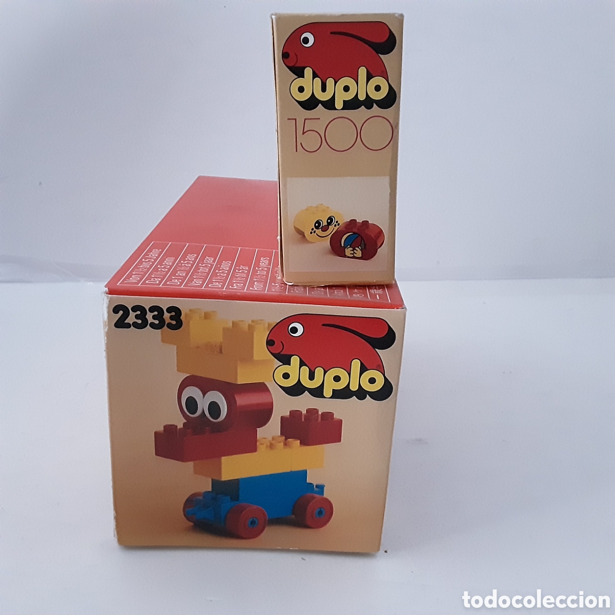 Juegos construcci&oacute;n - LEGO: Lego Duplo antiguo Ref 2333+ Ref 1500. Nuevo. - Foto 4