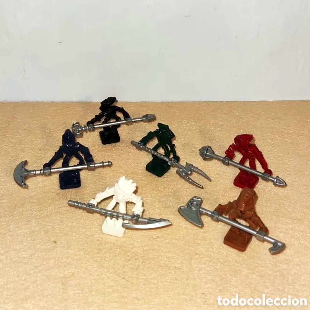 Juegos construcci&oacute;n - LEGO: Lego 6 Bionicle mini con armas - Foto 1
