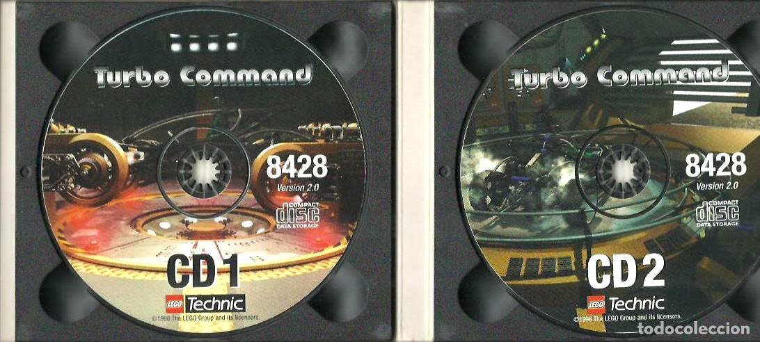Juegos construcci&oacute;n - LEGO: LEGO Technic Turbo Command 2 Disc CD Rom Set 8428 Software PC. 1998 - Foto 3