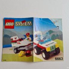 Juegos construcción - Lego: INSTRUCCIONES LEGO SYSTEM REF: 6663
