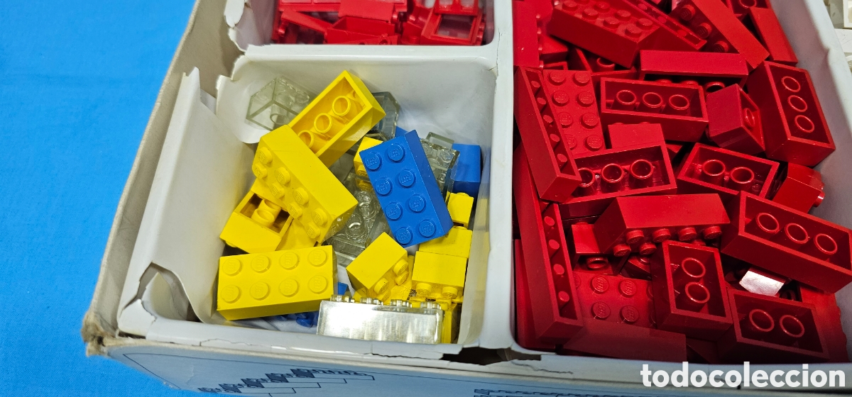 Juegos construcci&oacute;n - LEGO: CAJA LEGO SYSTEM 044 BASIC SET EN CAJA. DIFICIL , 1967 . PARECE COMPLETO. - Foto 4