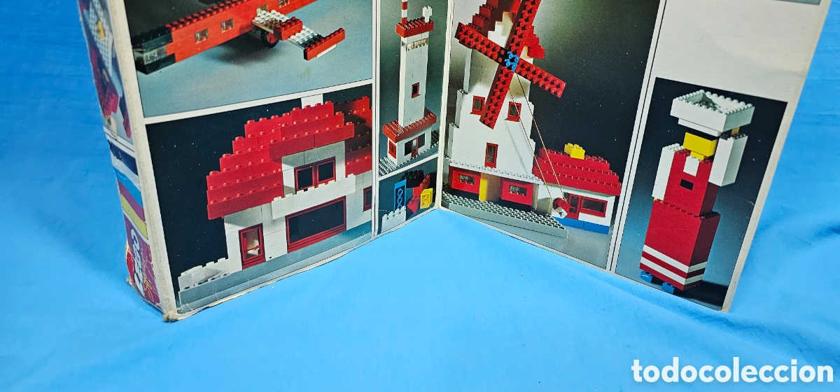 Juegos construcci&oacute;n - LEGO: CAJA LEGO SYSTEM 044 BASIC SET EN CAJA. DIFICIL , 1967 . PARECE COMPLETO. - Foto 7