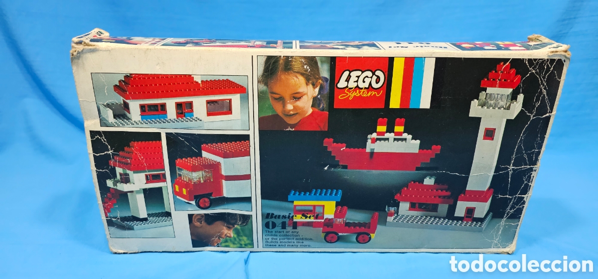 Juegos construcci&oacute;n - LEGO: CAJA LEGO SYSTEM 044 BASIC SET EN CAJA. DIFICIL , 1967 . PARECE COMPLETO. - Foto 10
