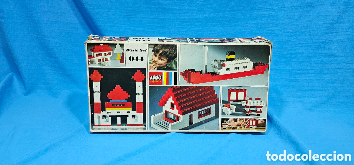 Juegos construcci&oacute;n - LEGO: CAJA LEGO SYSTEM 044 BASIC SET EN CAJA. DIFICIL , 1967 . PARECE COMPLETO. - Foto 13