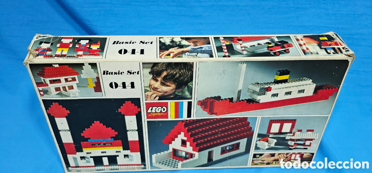 Juegos construcci&oacute;n - LEGO: CAJA LEGO SYSTEM 044 BASIC SET EN CAJA. DIFICIL , 1967 . PARECE COMPLETO. - Foto 15