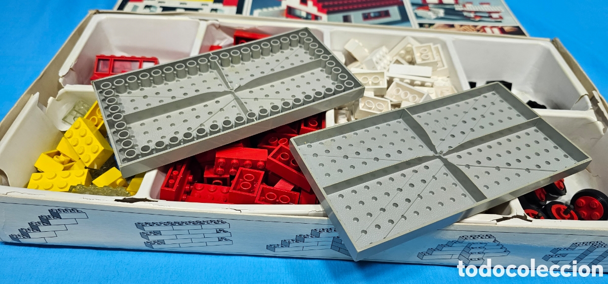 Juegos construcci&oacute;n - LEGO: CAJA LEGO SYSTEM 044 BASIC SET EN CAJA. DIFICIL , 1967 . PARECE COMPLETO. - Foto 16