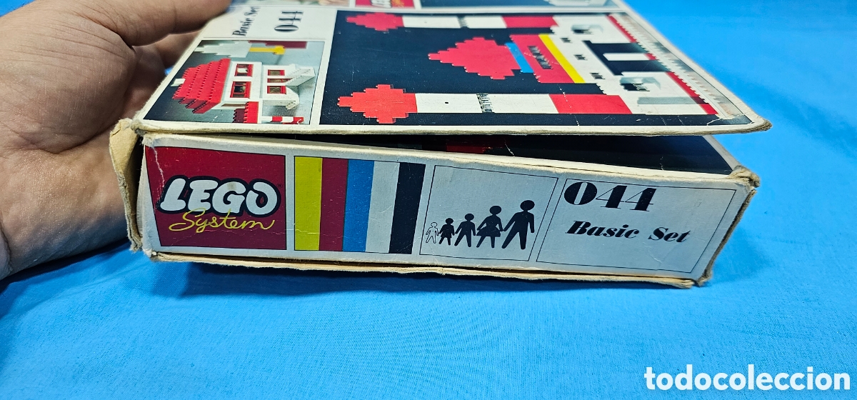 Juegos construcci&oacute;n - LEGO: CAJA LEGO SYSTEM 044 BASIC SET EN CAJA. DIFICIL , 1967 . PARECE COMPLETO. - Foto 17