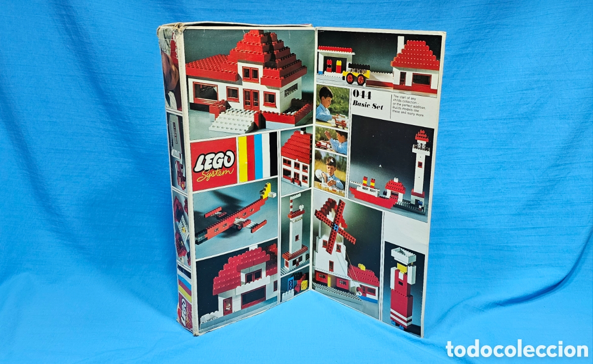 Juegos construcci&oacute;n - LEGO: CAJA LEGO SYSTEM 044 BASIC SET EN CAJA. DIFICIL , 1967 . PARECE COMPLETO. - Foto 1