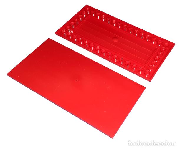Jeux construction - LEGO: LEGO Ref 48288 Tile 8 x 16 with Bottom Tubes on Edges