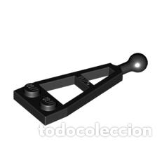 Construction games - LEGO: LEGO REF 2508 Plate, Modified 1 x 2 with Long Tow Ball