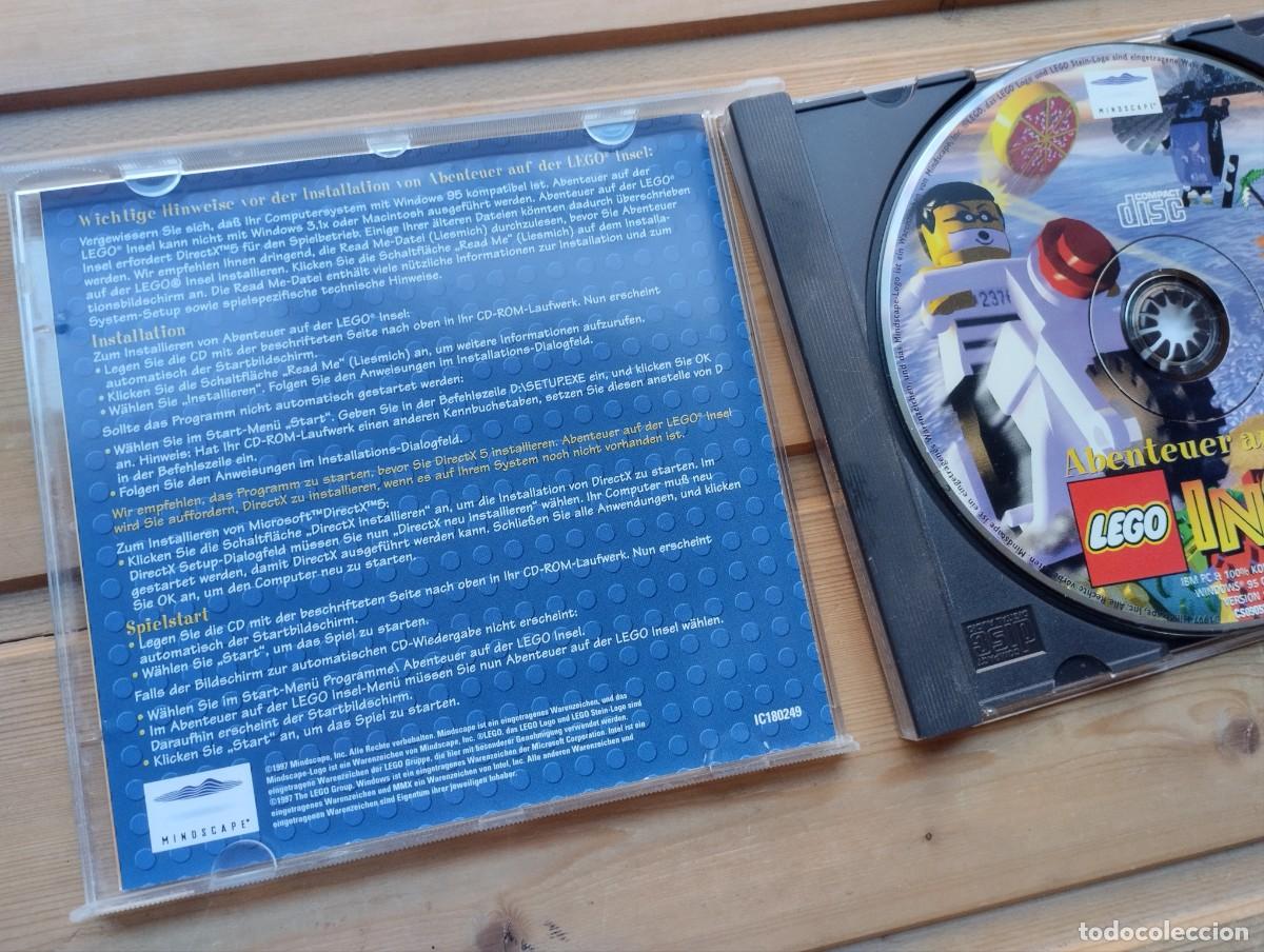 Juegos construcci&oacute;n - LEGO: CD- ROM Lego La Isla. Versi&oacute;n Alemania. - Foto 2
