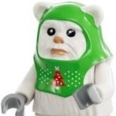 Juegos construcción - Lego: MINIFIGURA LEGO EWOK CON BRIGHT GREEN CAPUCHA DE LEGO STAR WARS