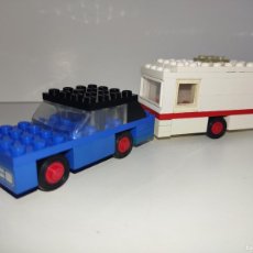Juegos construcción - Lego: LEGO 656 1974 CAR AND CARAVAN