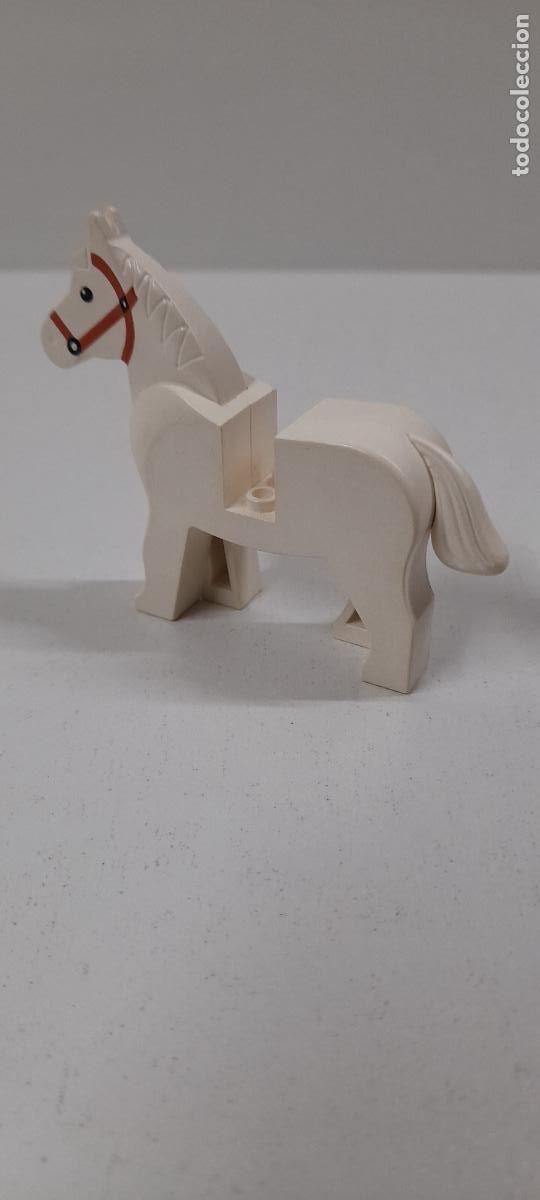 Juegos construcci&oacute;n - LEGO: ANTIGUO CABALLO DE LEGO . ORIGINAL DE EPOCA - Foto 3