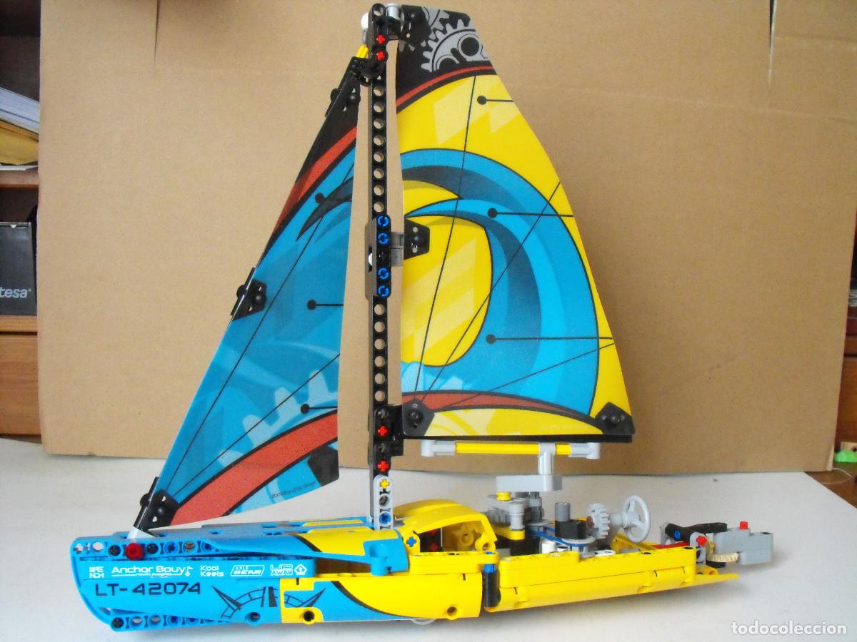 Juegos construcci&oacute;n - LEGO: LEGO TECHNIC. Velero de competici&oacute;n. Ref. 42074. Completo. - Foto 1