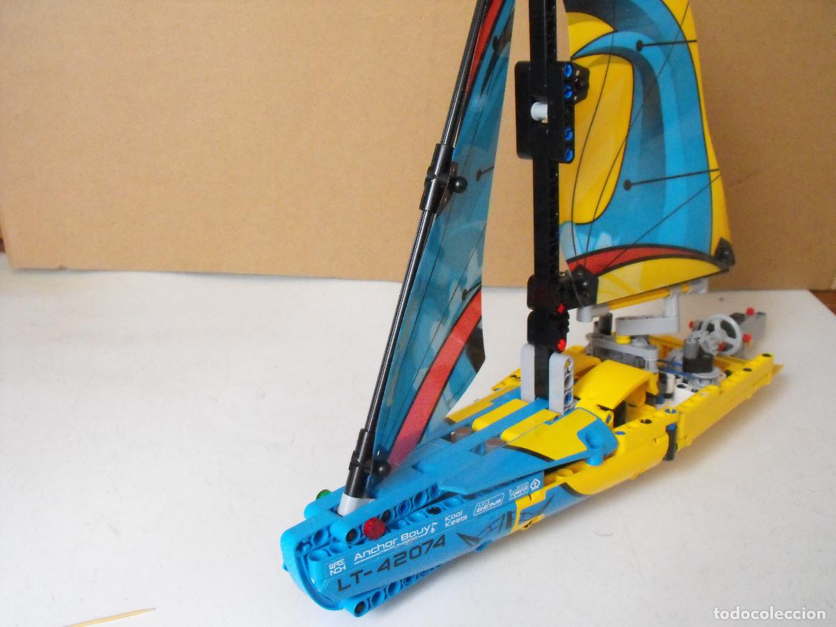 Juegos construcci&oacute;n - LEGO: LEGO TECHNIC. Velero de competici&oacute;n. Ref. 42074. Completo. - Foto 4