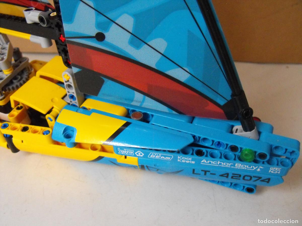 Juegos construcci&oacute;n - LEGO: LEGO TECHNIC. Velero de competici&oacute;n. Ref. 42074. Completo. - Foto 5