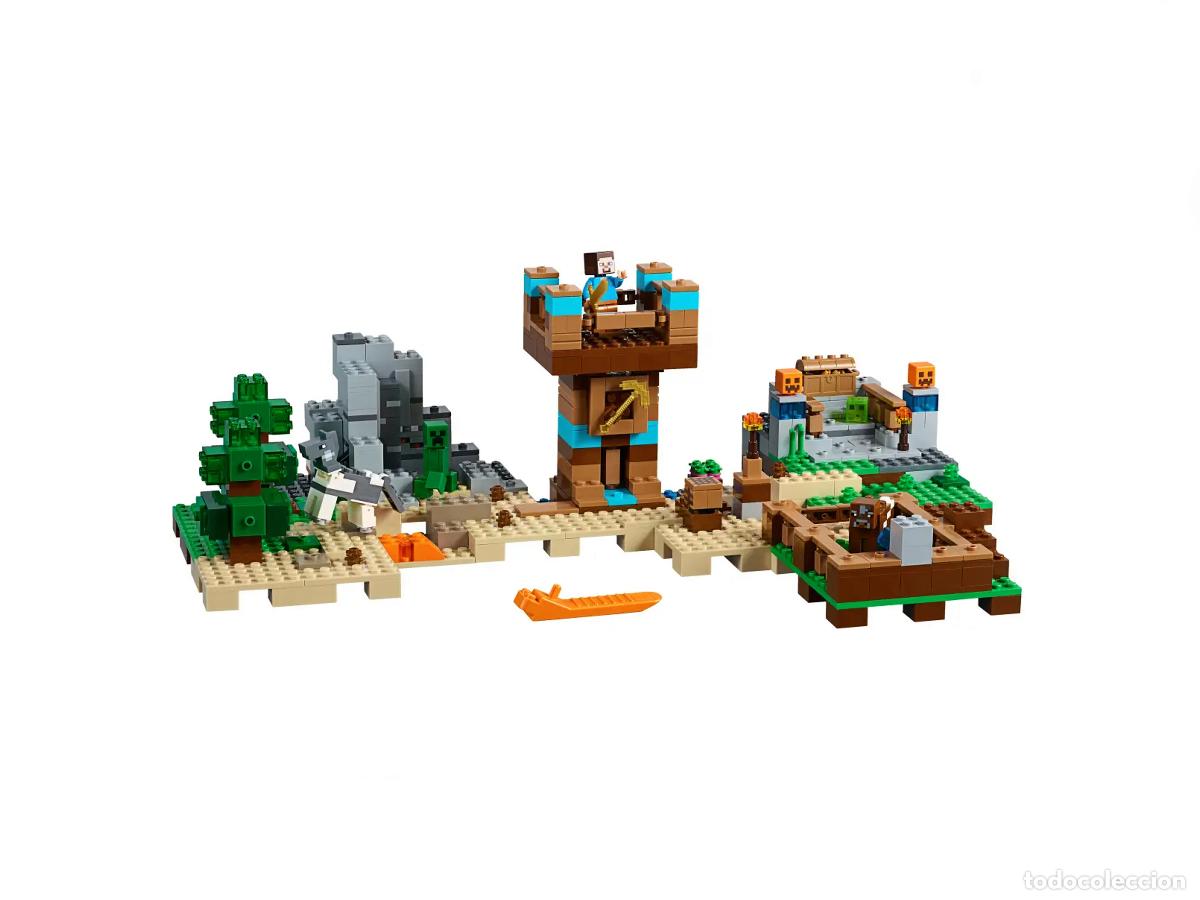 Juegos construcci&oacute;n - LEGO: SET LEGO MINECRAFT CAJA MODULAR REF 21135 INCOMPLETO - Foto 1