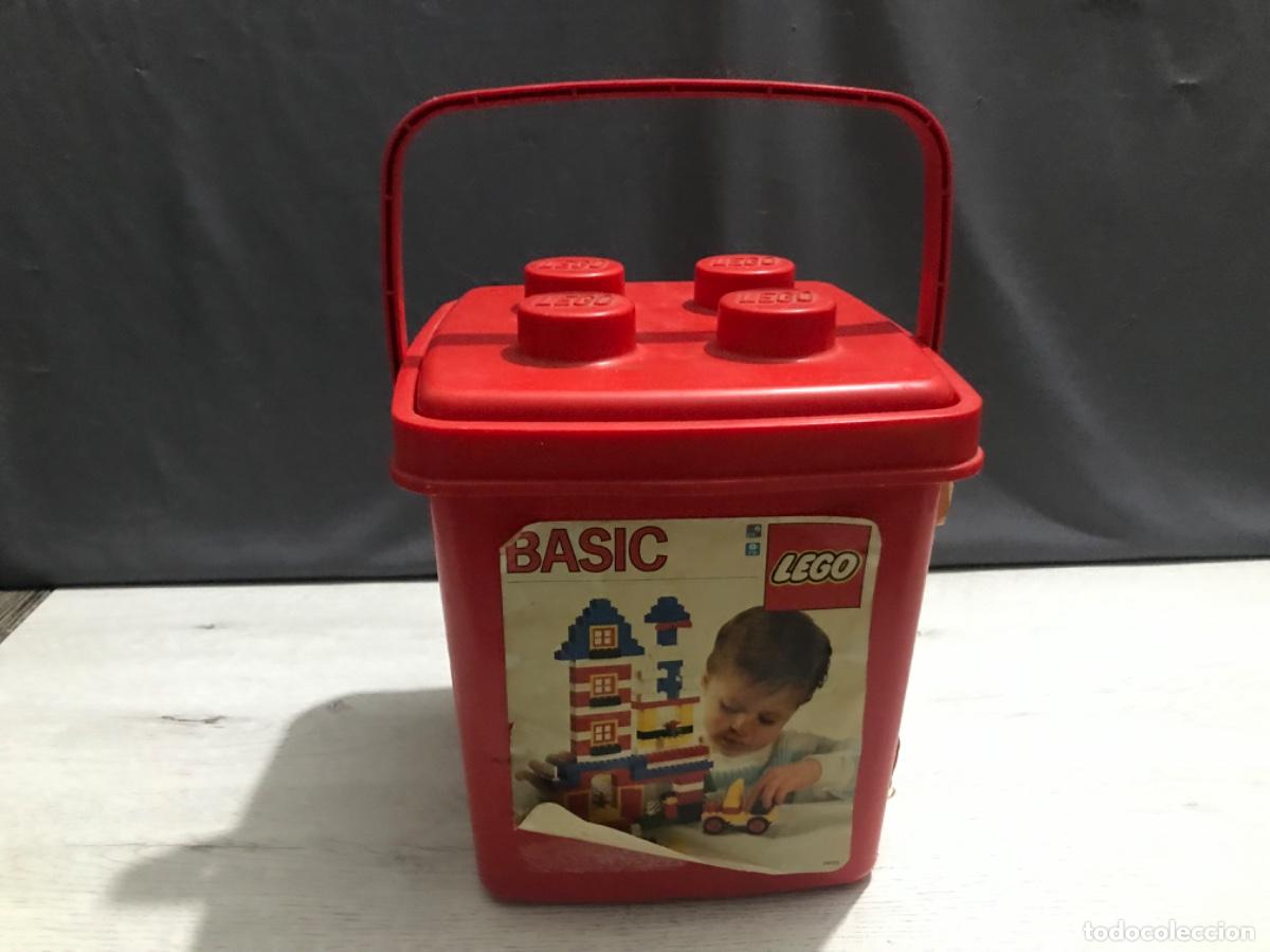 Juegos construcci&oacute;n - LEGO: Antiguo cubo Lego basic con piezas - Foto 18