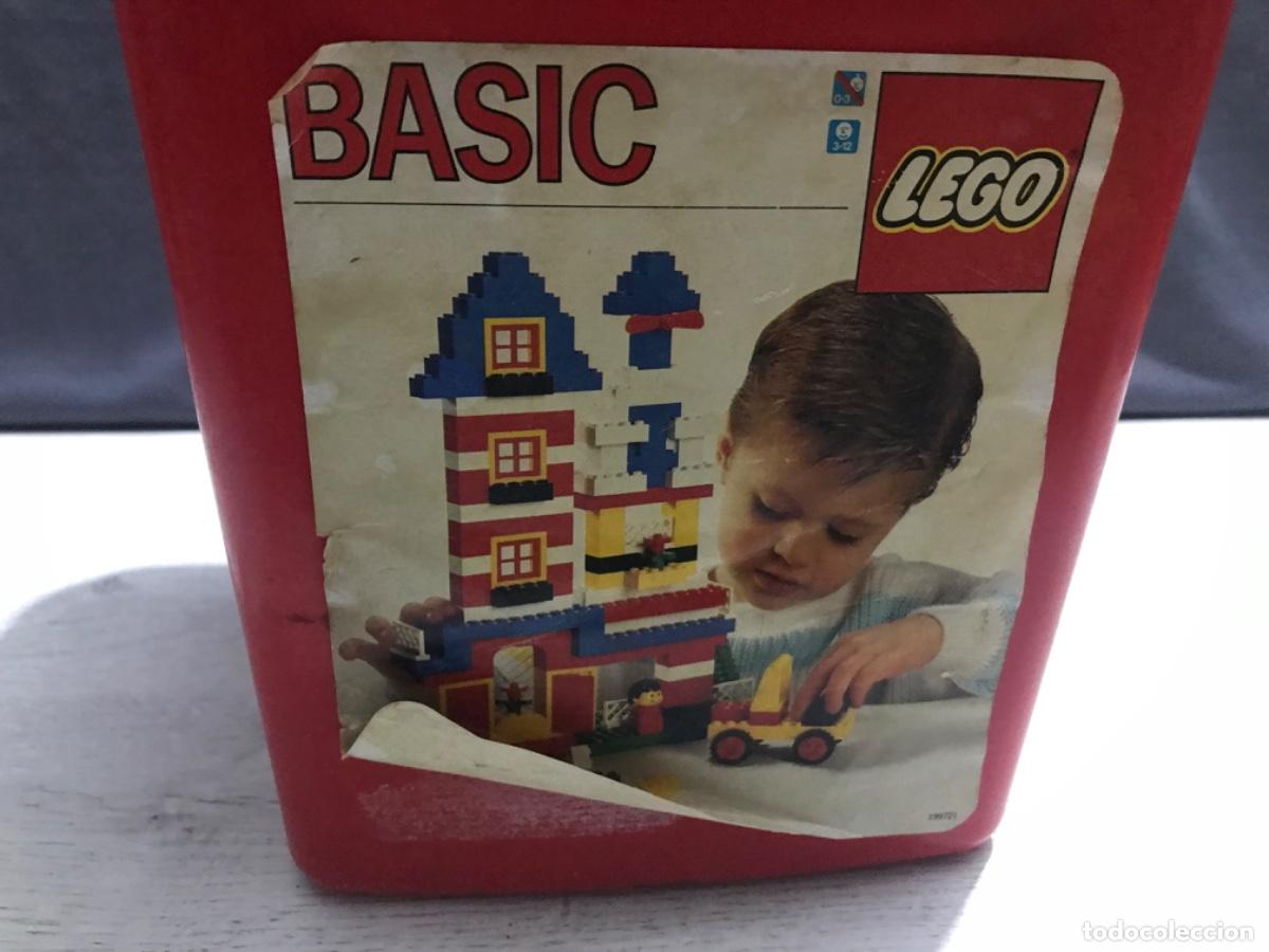 Juegos construcci&oacute;n - LEGO: Antiguo cubo Lego basic con piezas - Foto 19