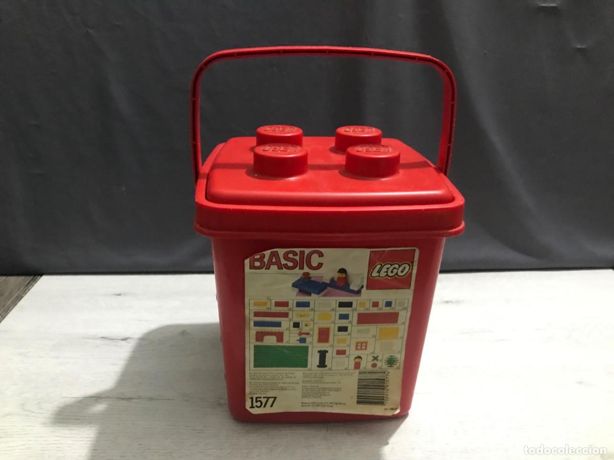Juegos construcci&oacute;n - LEGO: Antiguo cubo Lego basic con piezas - Foto 21