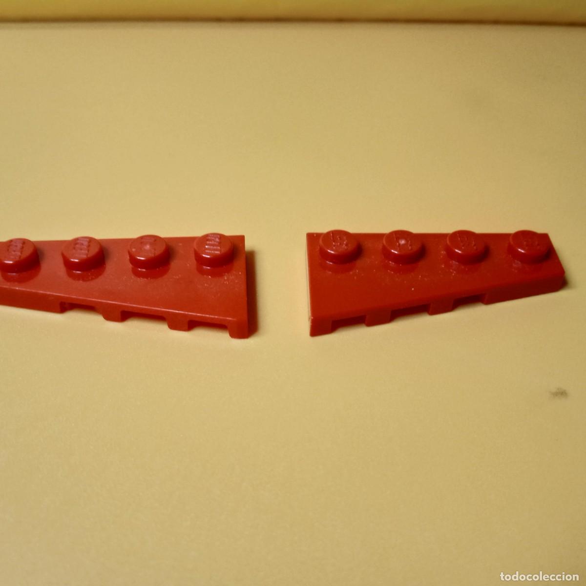 Jogos constru&ccedil;&atilde;o - LEGO: LEGO: DESPIECE: SET 2 UND, BLOQ BAJ 1X4 TRAPECIO (ROJO INTERMEDIO)
