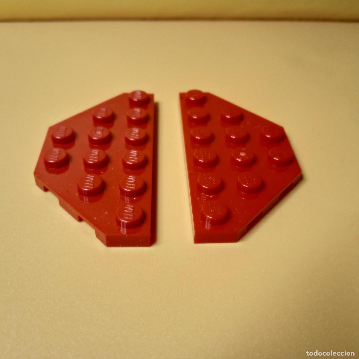 Jogos constru&ccedil;&atilde;o - LEGO: LEGO: DESPIECE: SET 2 UND, BLOQ BAJ 3X6 TRAPECIO (ROJO INTERMEDIO)