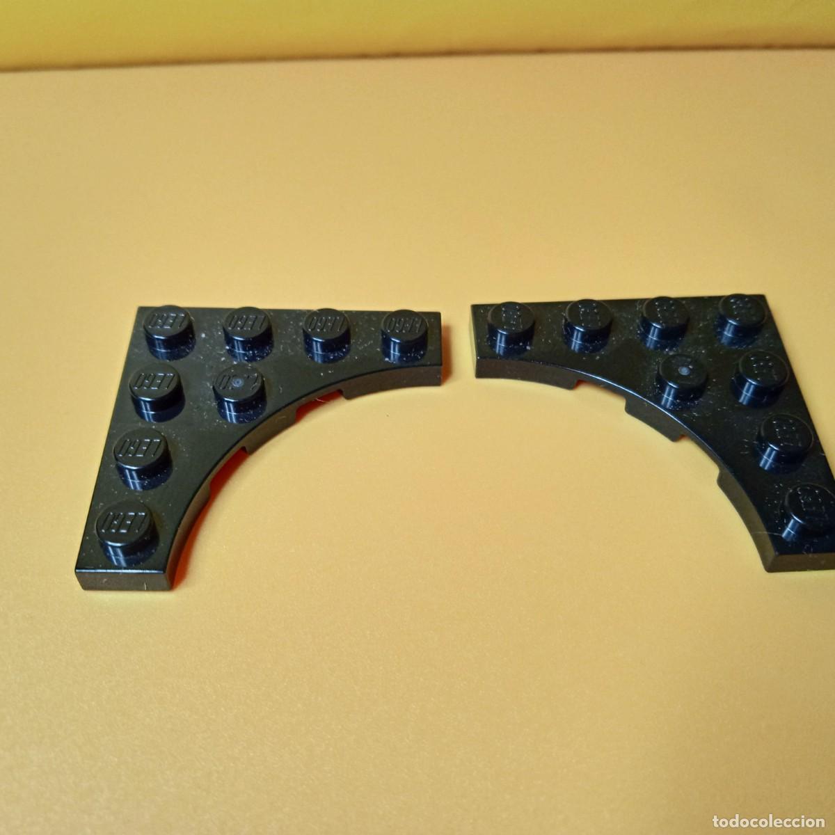 Jogos constru&ccedil;&atilde;o - LEGO: LEGO: DESPIECE: SET 2 UND, BLOQ BAJ 4X4 ELIPSADA (NEGRO)