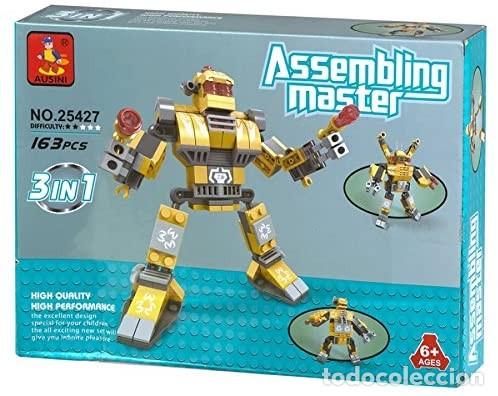 Juegos construcci&oacute;n - LEGO: AUSINI ASSEMBLING MASTER 25427: 3 ROBOTS - Foto 1