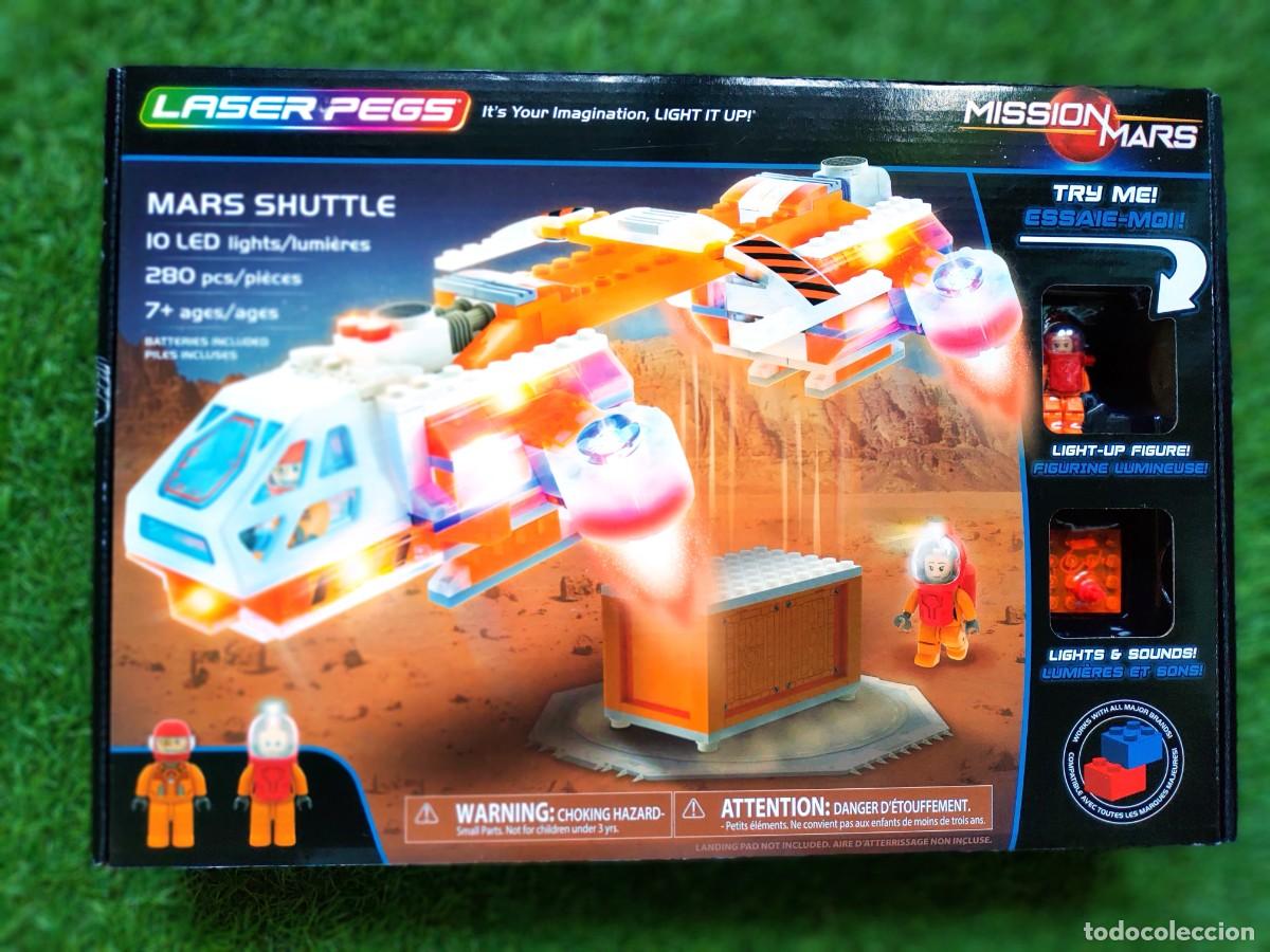 Juegos construcci&oacute;n - LEGO: LASER PEGS 18003: MARS SHUTTLE con LEDS - Foto 1