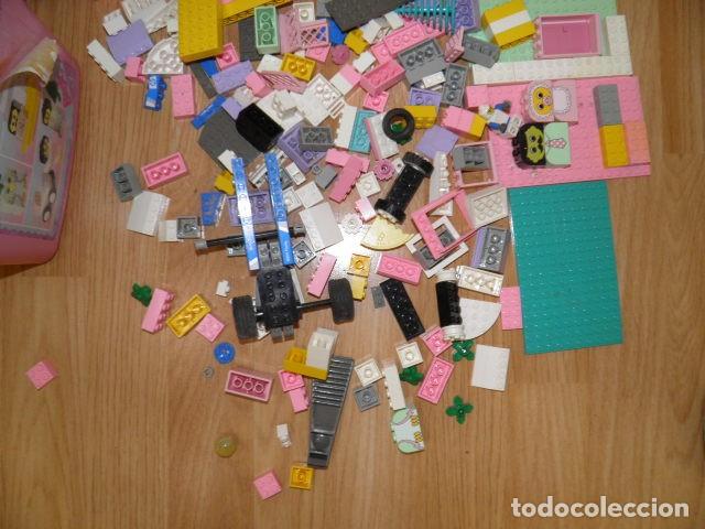 Juegos construcci&oacute;n - LEGO: CUBO ROSA LEGO SYSTEM 345,BASIC,A&Ntilde;O 1993 - Foto 8