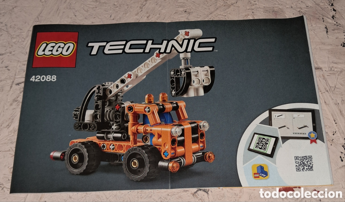 Juegos construcci&oacute;n - LEGO: Manual del set de construcci&oacute;n LEGO Technic 42088 Cherry Picker (Plataforma Elevadora). - Foto 1