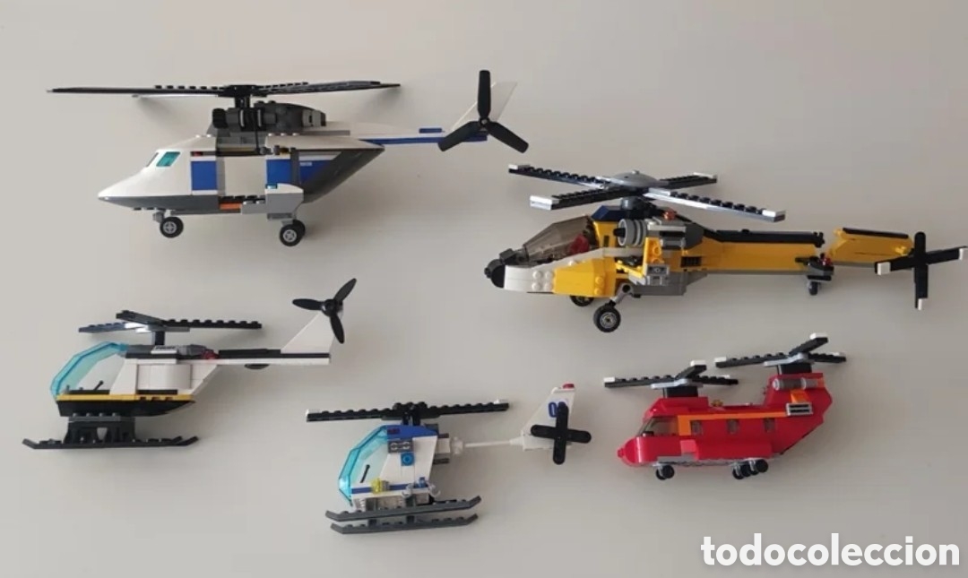 Juegos construcci&oacute;n - LEGO: Lego. Lote helic&oacute;pteros - Foto 1