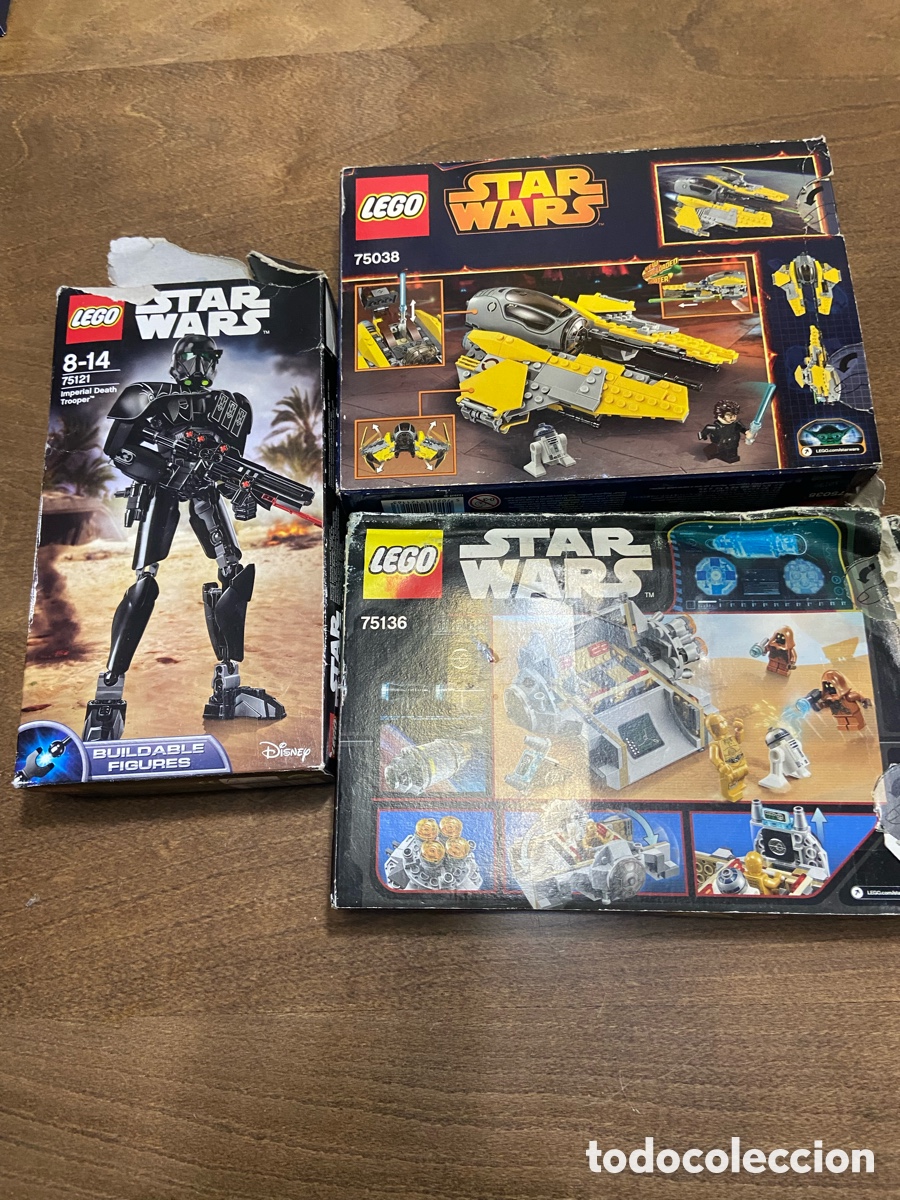 Juegos construcci&oacute;n - Lego: Conjunto de 3 Lego Star Wars