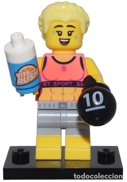 Juegos construcci&oacute;n - Lego: Minifigura LEGO Instructora de fitness de Lego SERIES 25