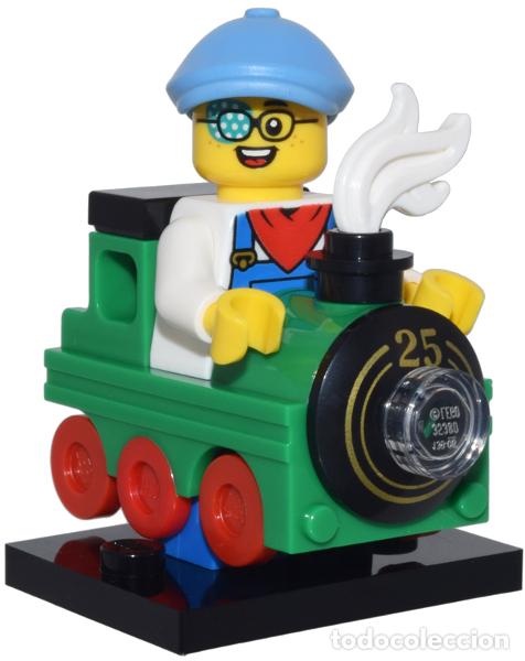 Juegos construcci&oacute;n - Lego: Minifigura LEGO ni&ntilde;o tren de Lego SERIES 25