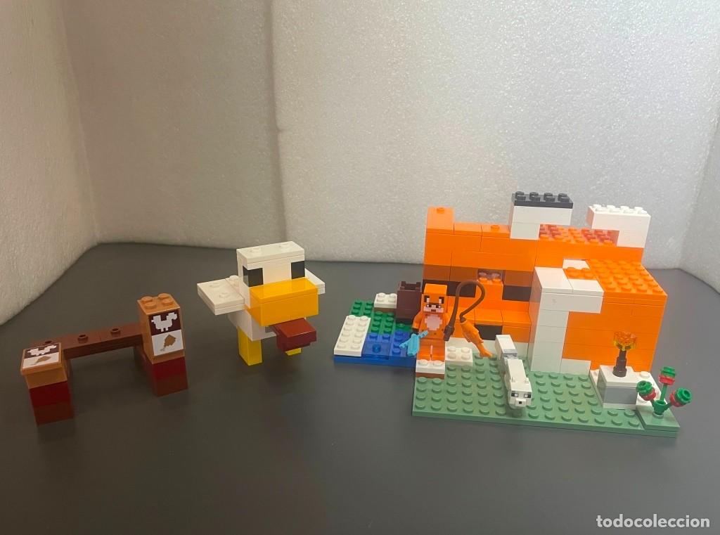 Juegos construcci&oacute;n - Lego: LEGO 21178 - Minecraft - El Refugio-Zorro Incompleto + otras piezas