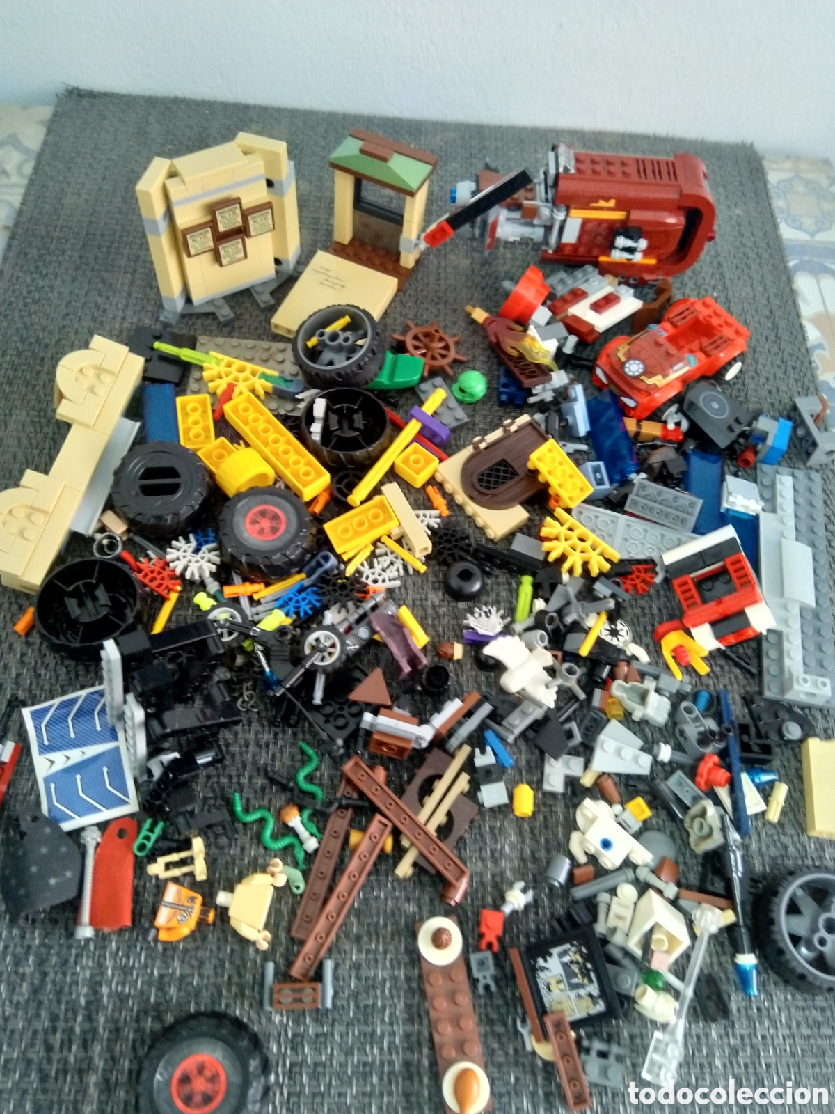 Juegos construcci&oacute;n - Lego: LOTE PIEZAS LEGO INDIANA JONES STAR WARS HARRY POTTER Y VARIADAS PESO 600GR APROX