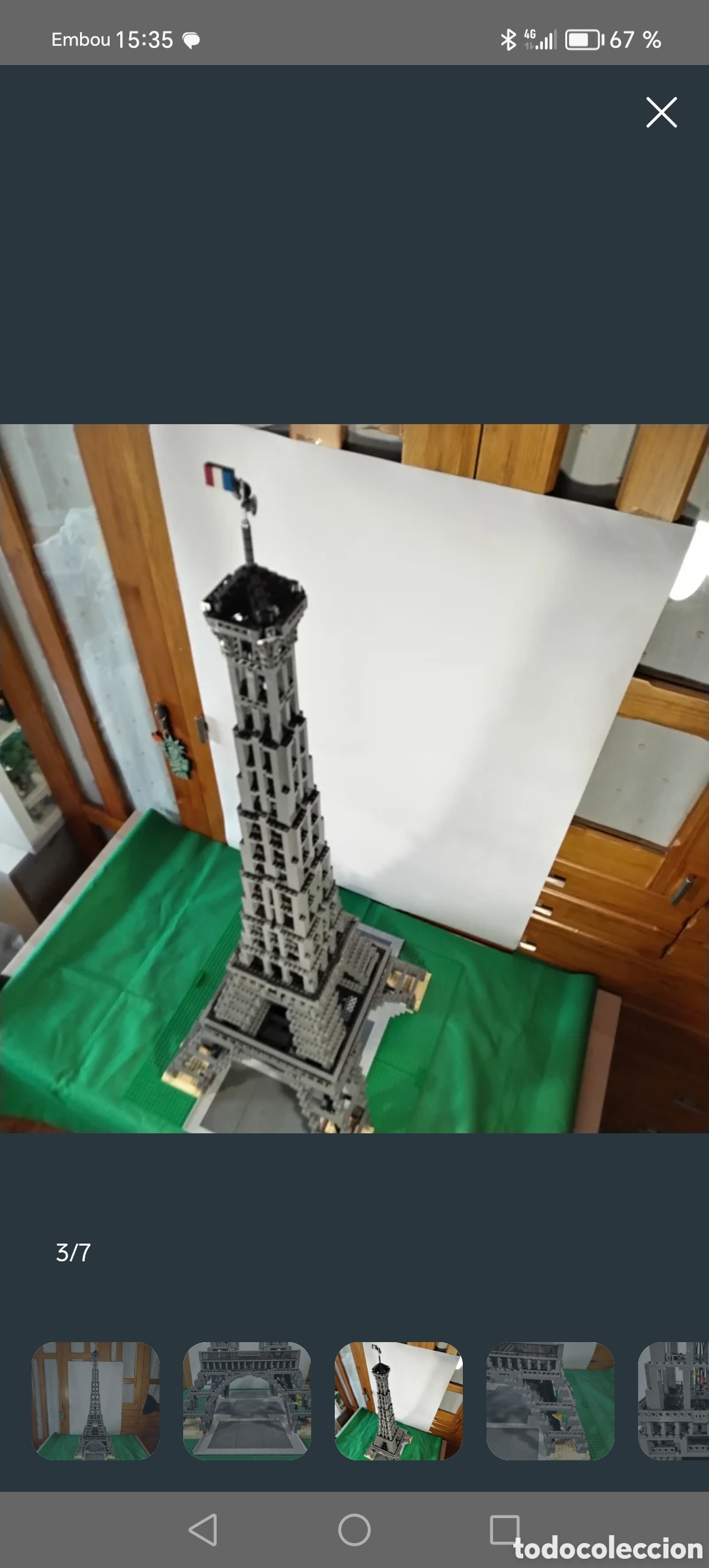 Juegos construcci&oacute;n - LEGO: LEGO 10181 Torre Eiffel - a&ntilde;o 2007 - Foto 5