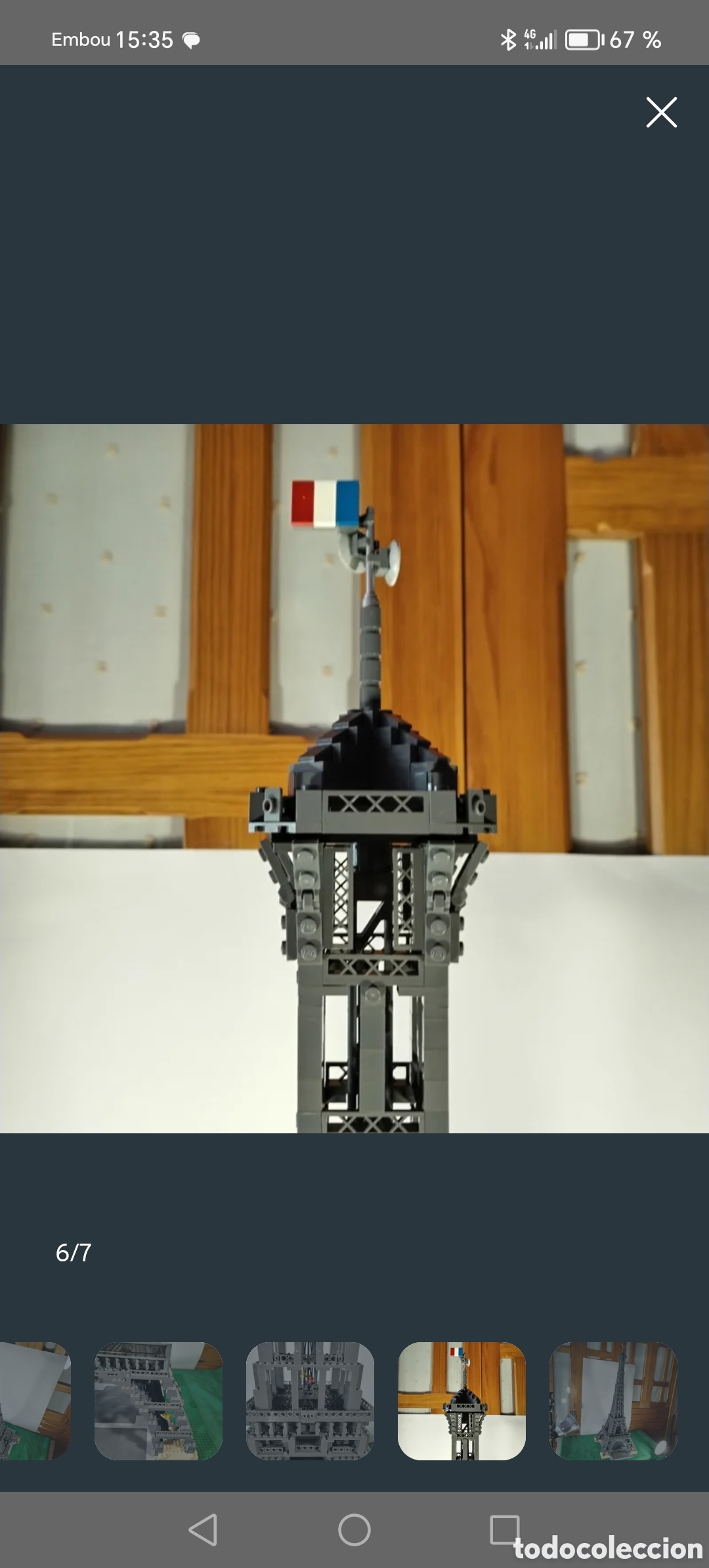 Juegos construcci&oacute;n - LEGO: LEGO 10181 Torre Eiffel - a&ntilde;o 2007 - Foto 6