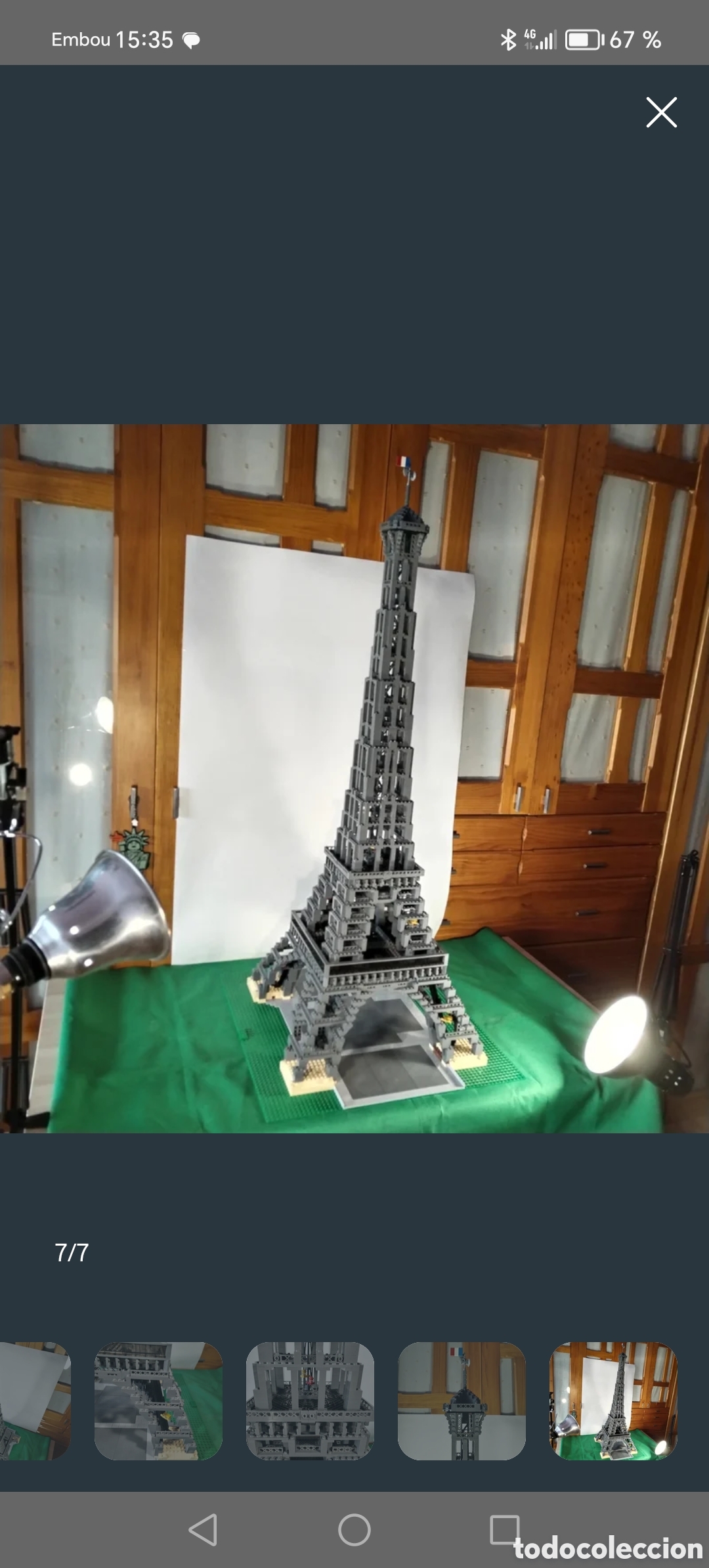 Juegos construcci&oacute;n - LEGO: LEGO 10181 Torre Eiffel - a&ntilde;o 2007 - Foto 7