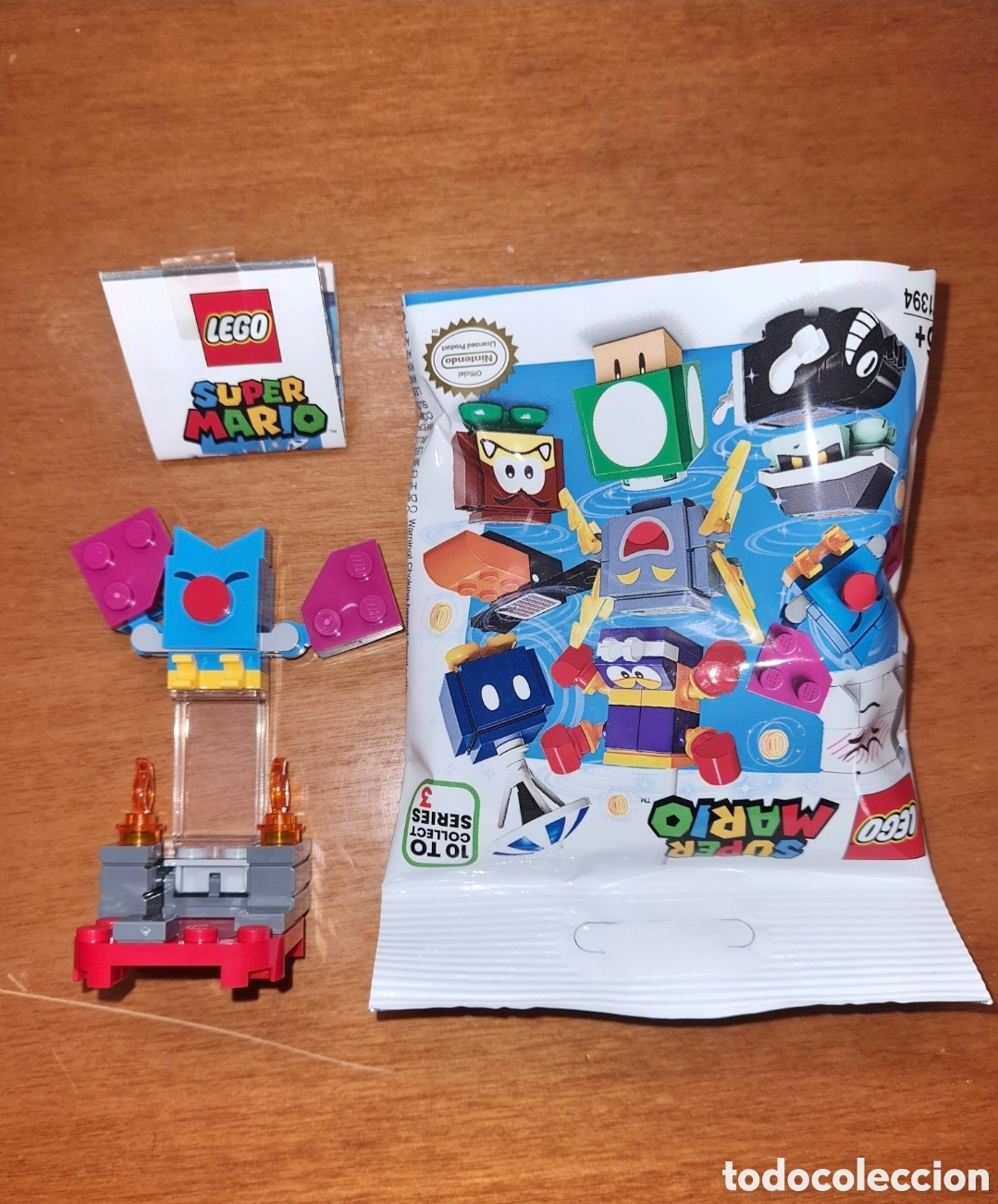 Juegos construcci&oacute;n - Lego: Minifigura Lego Super Mario Bros Nintendo serie 3 Swooper mu&ntilde;eco colecci&oacute;n sobre sorpresa